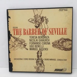 The barber of Seville by Rossini. LP records Lot of 3. OSA 1381
